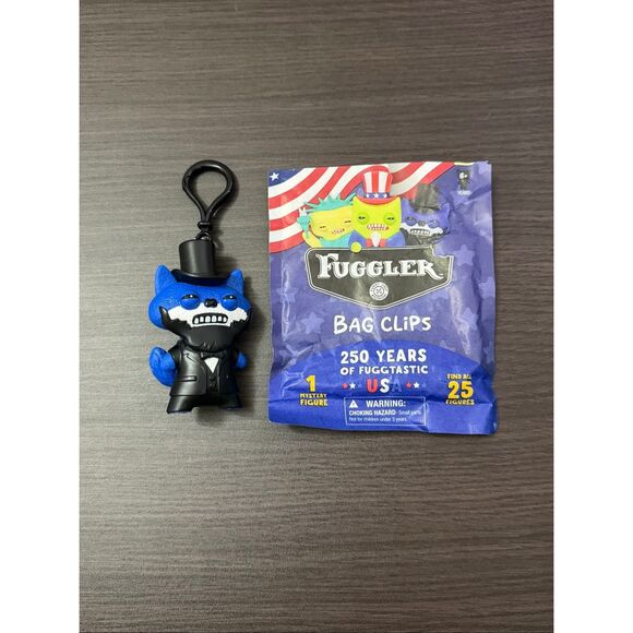 Spin Master Accessories - Fuggler 250 Years Of Fuggtastic USA Bag Clip Keychain - Fugg Lincoln